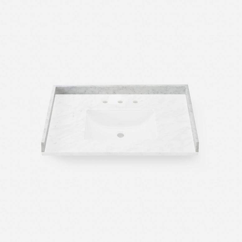 Vanity 36'' 3pc Back & Side Splash Set
