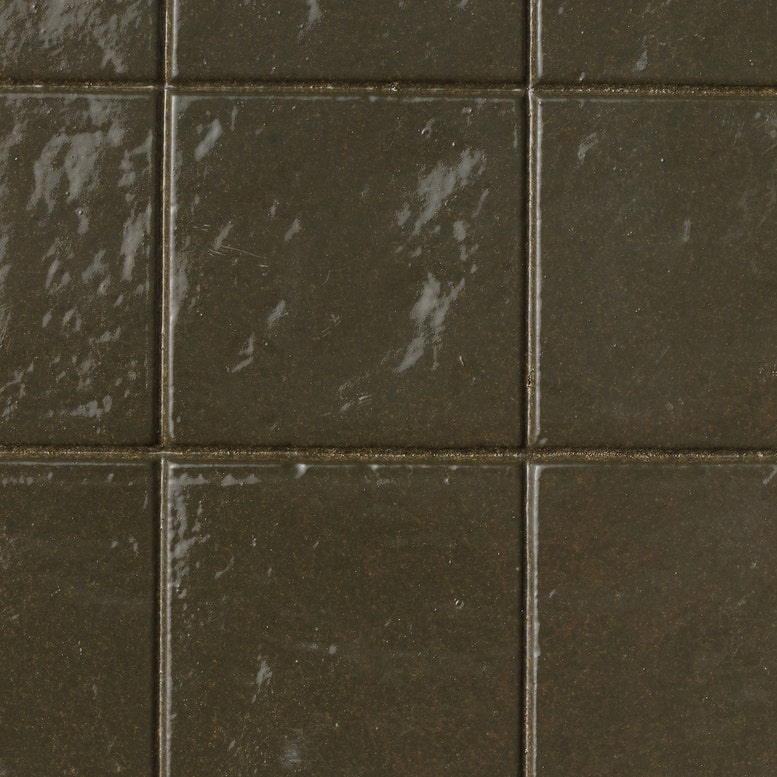 Dark Olive Tile Fiber Reinforced Concrete Swatch
