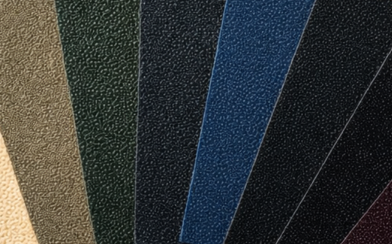 Jarin finishes swatches