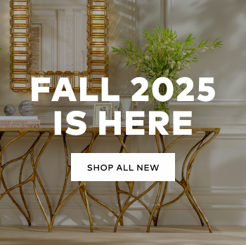 "Fall 2025 is here" banner with a "Shop All New" CTA button.